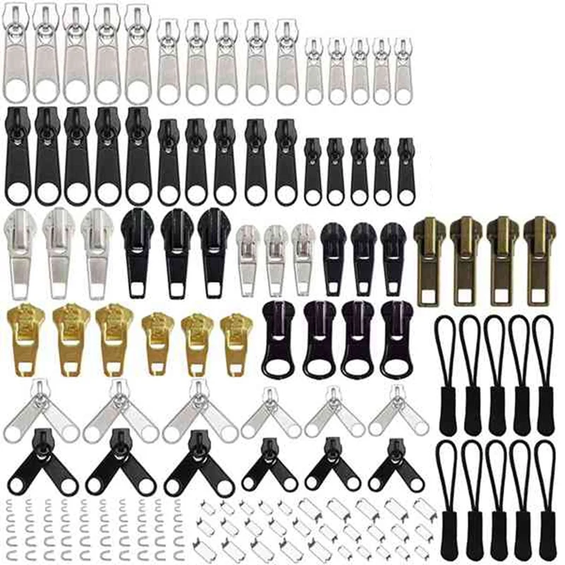 168 шт., Набор сменных головок для молнии
168 шт., Набор сменных головок для молнии