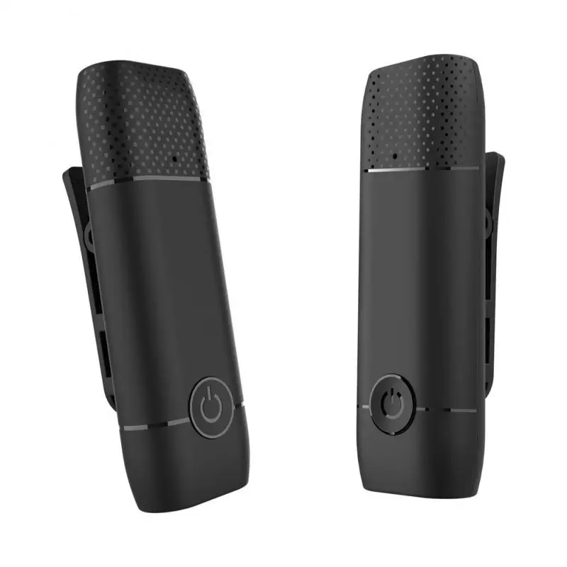 Noise reduction Wireless Lavalier Microphone Portable Audio Video Recording Mic For IPhone Android Live Game Mobile Phone Camera
Noise reduction Wireless Lavalier Microphone Portable Audio Video Recording Mic For IPhone Android Live Game Mobile Phone Camera