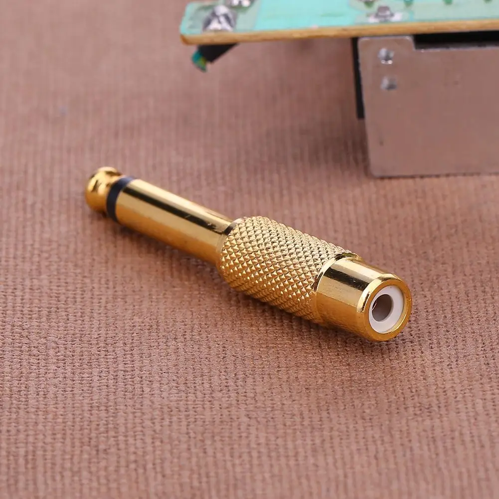 1pc 6.35mm 1/4in Mono Male Jack to RCA Female Plug Audio Adapter Connector audio Stereo Adapter Plug Converter Headphone
1pc 6.35mm 1/4in Mono Male Jack to RCA Female Plug Audio Adapter Connector audio Stereo Adapter Plug Converter Headphone