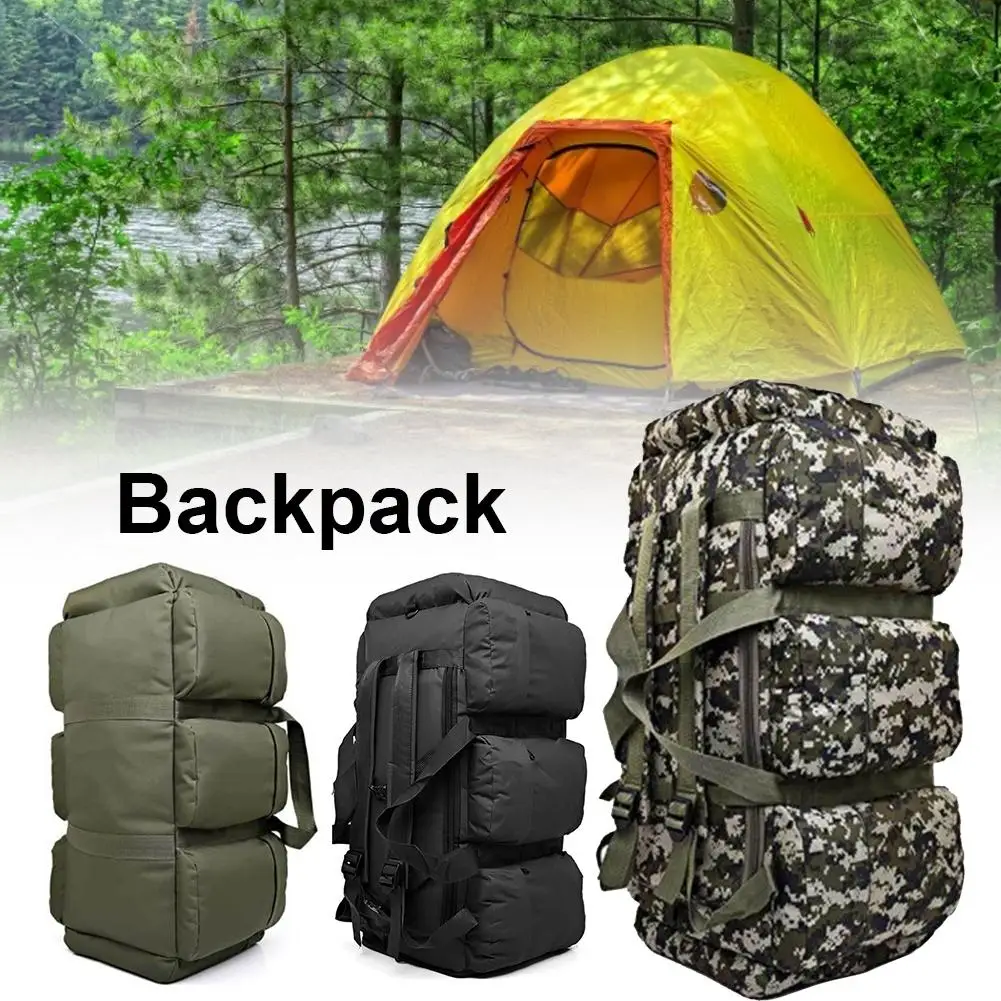 90L Large Military Tactical Backpack Mountaineering Bag Large Capacity Outdoor Camping Hiking Luggage Bag Tent Bag
90L Large Military Tactical Backpack Mountaineering Bag Large Capacity Outdoor Camping Hiking Luggage Bag Tent Bag