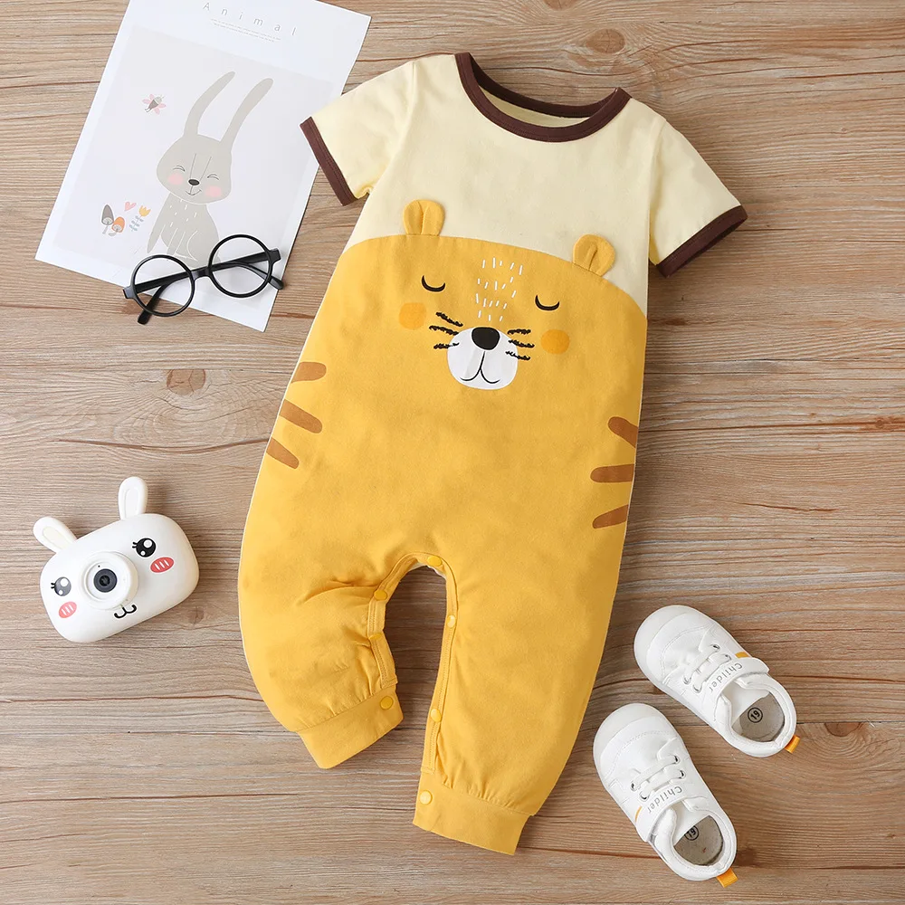 New 2021 Infant Newborn Baby Romper Summer Short Sleeve Tiger Patchwork Bodycon Baby Cute Rompers Clothes Outfits
New 2021 Infant Newborn Baby Romper Summer Short Sleeve Tiger Patchwork Bodycon Baby Cute Rompers Clothes Outfits