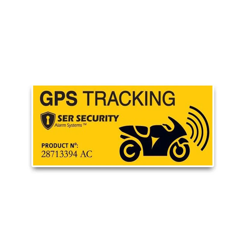 Warning GPS Tracking Yeallow and Black Car Sticker Vinyl Car Window Car Styling Accessories Decorative Waterproof PVC 11cm*5cm
Warning GPS Tracking Yeallow and Black Car Sticker Vinyl Car Window Car Styling Accessories Decorative Waterproof PVC 11cm*5cm