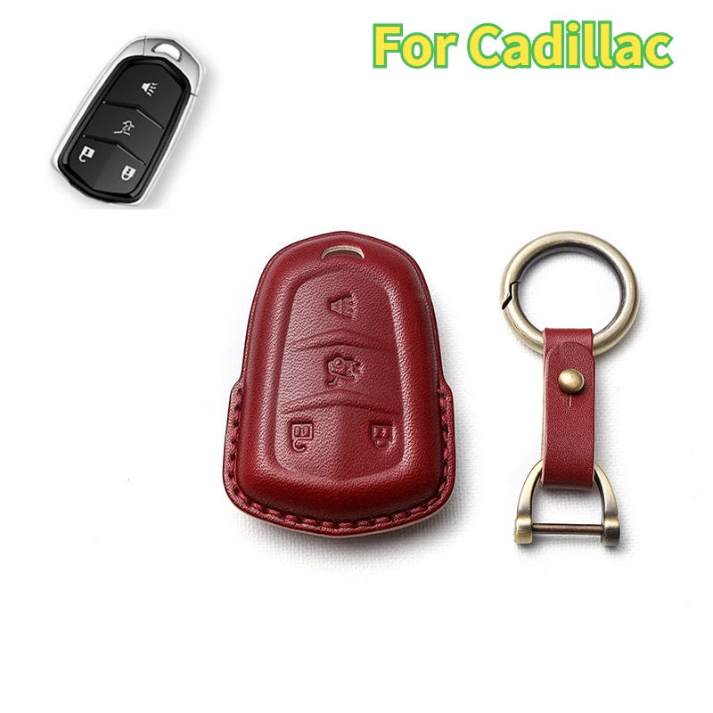 Leather Car Remote Key Full Cover Case for Cadillac ESV Escalade CTS XTS SRX ATS CT5 XT5 XT6 2015-2018 Key Protect Shell
Leather Car Remote Key Full Cover Case for Cadillac ESV Escalade CTS XTS SRX ATS CT5 XT5 XT6 2015-2018 Key Protect Shell