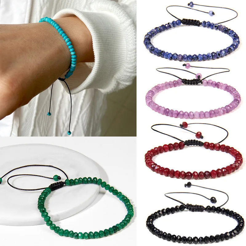 Fashion Adjustable Woven Gems Beads Bracelets For Women Men Natural Stone Bracelets Handmade Bangles Yoga Party Jewelry Female
Fashion Adjustable Woven Gems Beads Bracelets For Women Men Natural Stone Bracelets Handmade Bangles Yoga Party Jewelry Female