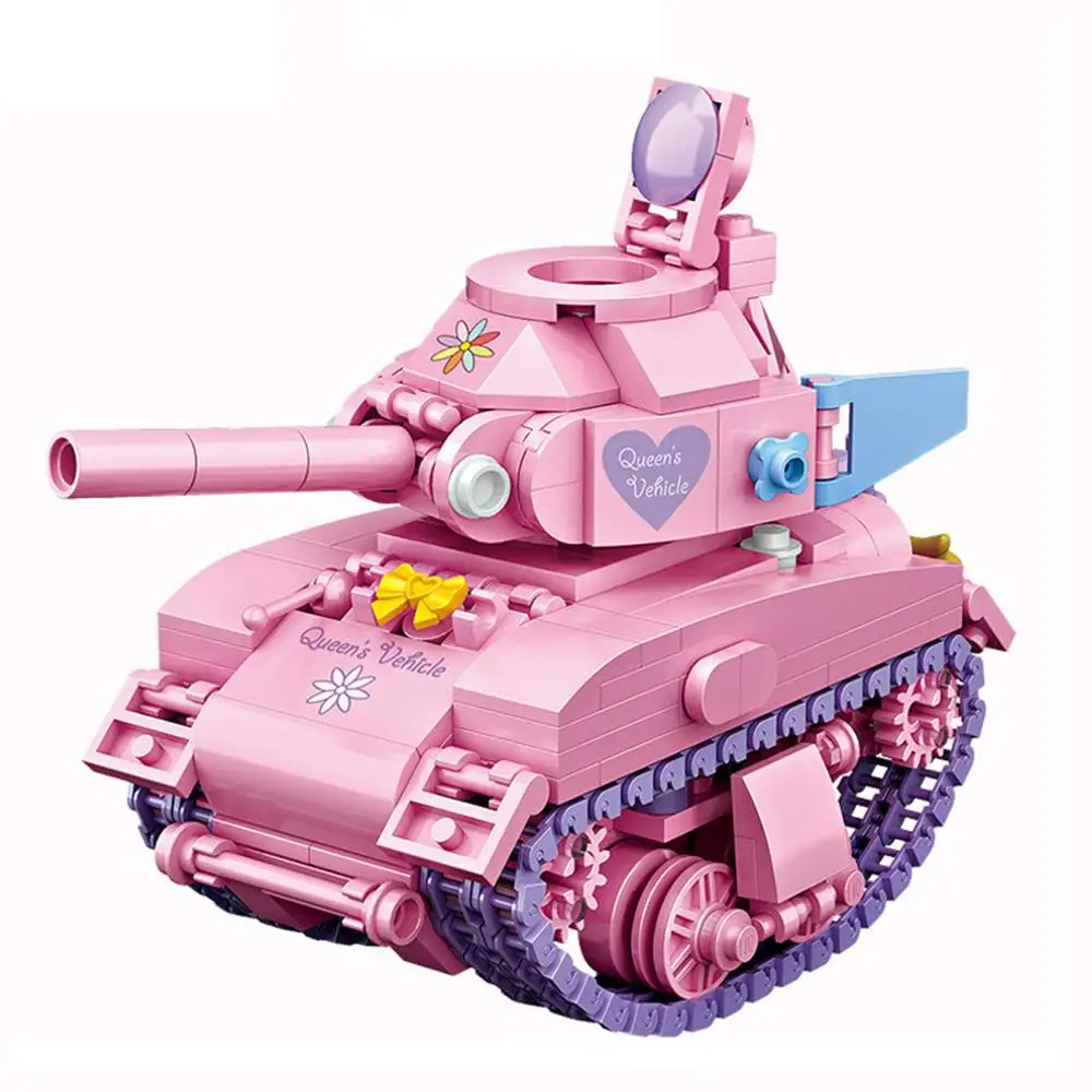 hot lepining vehicles ww2 military Germany tank pink M4 Sherman Medium mini micro diamond blocks bricks toys for children gift
hot lepining vehicles ww2 military Germany tank pink M4 Sherman Medium mini micro diamond blocks bricks toys for children gift