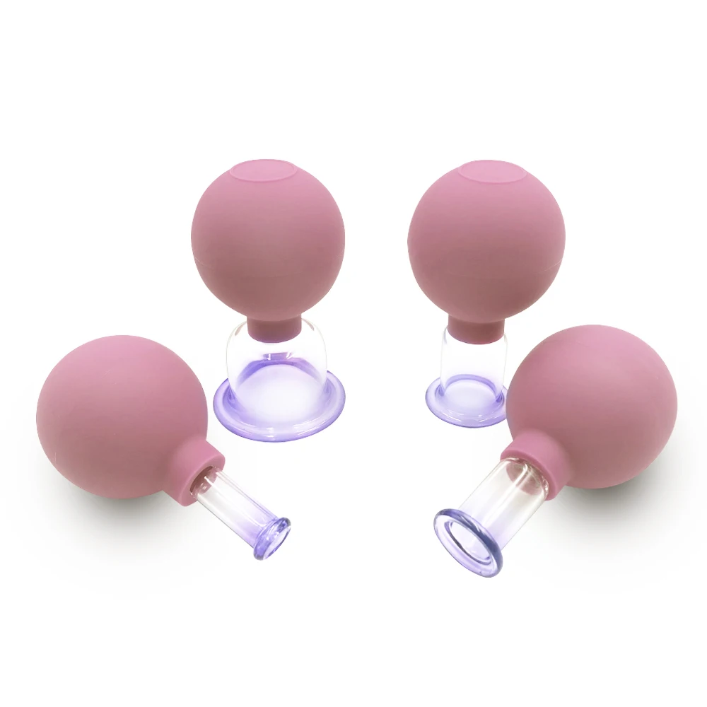 4Pcs Jars Rubber Vacuum Cupping Glasses Massage Body Cups Glass Anti Cellulite Cans Face Sucker Suction Cup Therapy Set Massager
4Pcs Jars Rubber Vacuum Cupping Glasses Massage Body Cups Glass Anti Cellulite Cans Face Sucker Suction Cup Therapy Set Massager