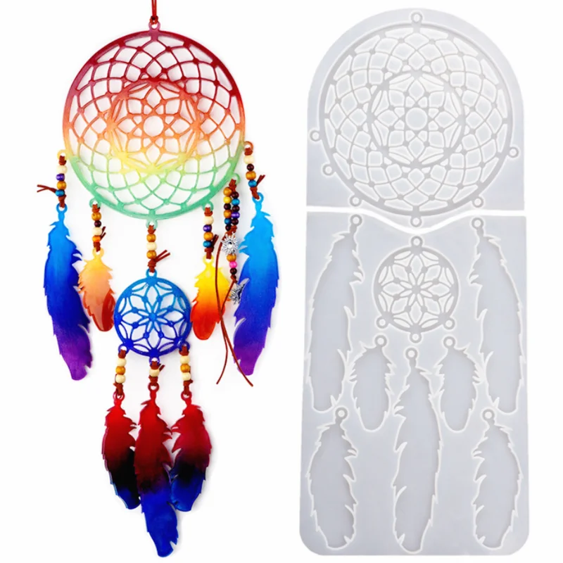 Diy Jewelry Fillings Crystal Pendant Necklace Silicone Mold Accessory Charms Handmade Epoxy Resin Dream Catcher Wall Decoration
Diy Jewelry Fillings Crystal Pendant Necklace Silicone Mold Accessory Charms Handmade Epoxy Resin Dream Catcher Wall Decoration