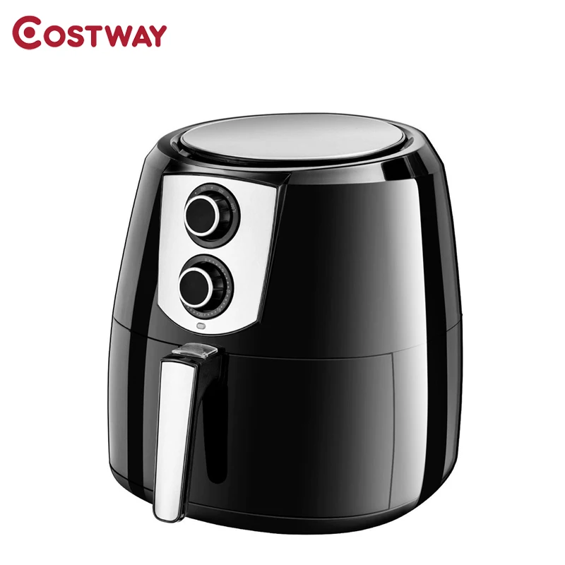 Costway 1800W 5 Quart безмасляная электрическая воздушная фритюрница с переменным