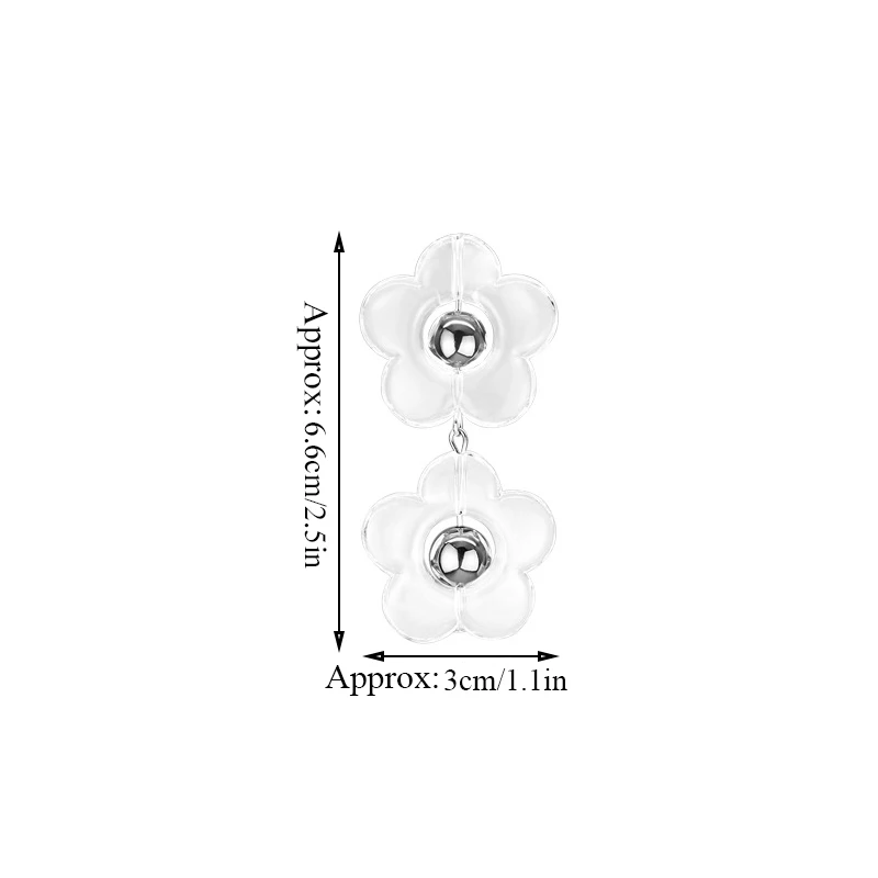 2021 Korean Fashion Harajuku Aesthetic Transparent Resin Acrylic Flower Long Tassel Drop Earring For Women Egirl Party Jewelry
2021 Korean Fashion Harajuku Aesthetic Transparent Resin Acrylic Flower Long Tassel Drop Earring For Women Egirl Party Jewelry