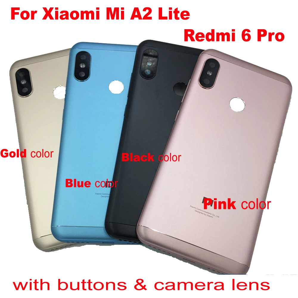Оригинальный чехол для Xiaomi Mi A2 Lite, задняя крышка батарейного отсека, металлический корпус, чехол с кнопкой питания и громкости для Redmi 6 Pro, кр...
Оригинальный чехол для Xiaomi Mi A2 Lite, задняя крышка батарейного отсека, металлический корпус, чехол с кнопкой питания и громкости для Redmi 6 Pro, кр...