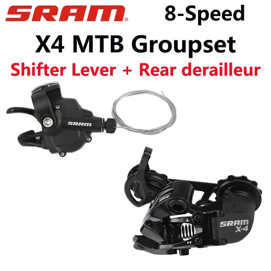 SRAM X4 1X8 8 Speed Grouset Trigger Shifter Lever With Display Rear Derailleur Middle Cage MTB Bicycle Parts
SRAM X4 1X8 8 Speed Grouset Trigger Shifter Lever With Display Rear Derailleur Middle Cage MTB Bicycle Parts