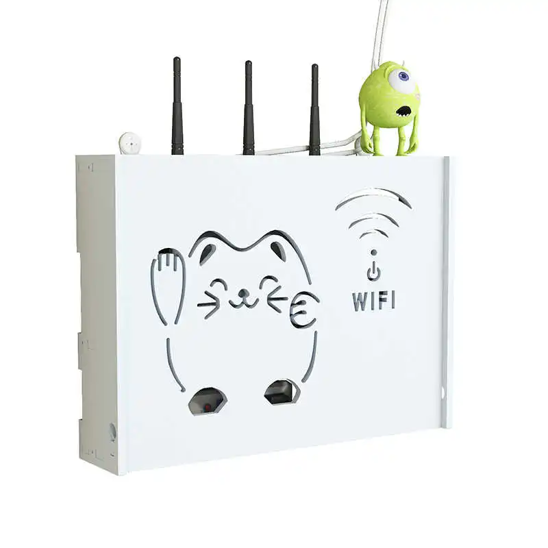 WIFI router creative living room multifunctional collection stacks cabinet shelf box socket cover storage rack hanger
WIFI router creative living room multifunctional collection stacks cabinet shelf box socket cover storage rack hanger
