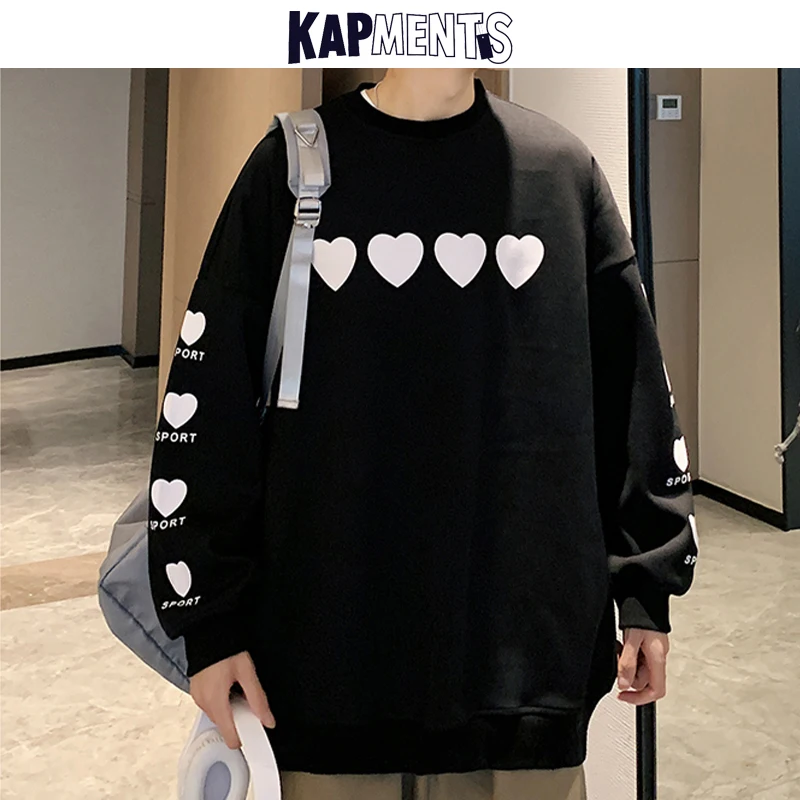 KAPMENTS Men Love Kawaii Harajuku Vintage Hoodies 2021 Mens Streetwear Winter Kpop Sweatshirts Male Korean Fashion Loose Hoodies
KAPMENTS Men Love Kawaii Harajuku Vintage Hoodies 2021 Mens Streetwear Winter Kpop Sweatshirts Male Korean Fashion Loose Hoodies