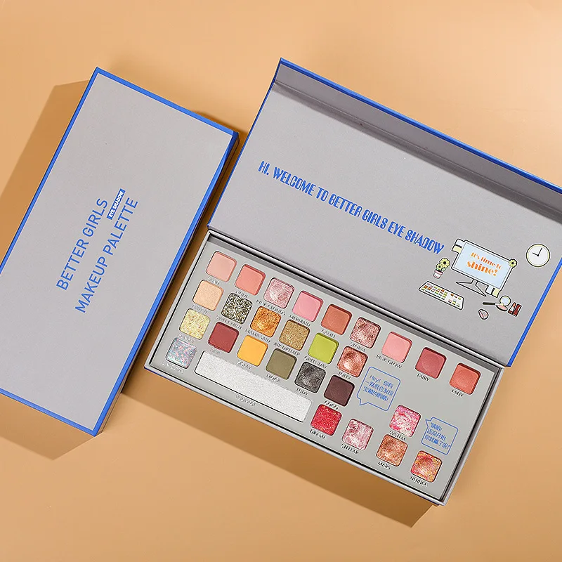 28 Color Matte Glitter Eyeshadow Not Easy To Smudge and Waterproof Sweat-Proof Shimmer Eye Shadow Palette Eye Makeup Tslm2
28 Color Matte Glitter Eyeshadow Not Easy To Smudge and Waterproof Sweat-Proof Shimmer Eye Shadow Palette Eye Makeup Tslm2