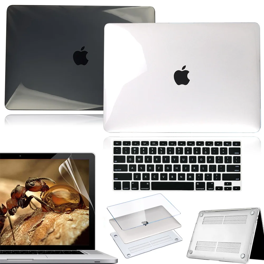 Laptop Case for Apple Macbook Air 13/11/MacBook Pro 15/13/16 Inch Protector Case+Screen Protector +Keyboard Cover
Laptop Case for Apple Macbook Air 13/11/MacBook Pro 15/13/16 Inch Protector Case+Screen Protector +Keyboard Cover