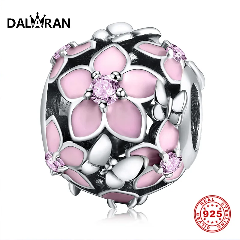 DALARAN 1 шт 925 серебряные бусины для ювелирных изделий Diy подходит браслет и ожерелье