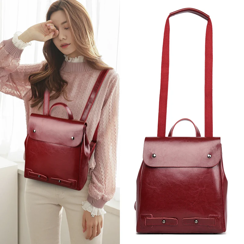 Luxury Genuine Leathe Women Backpack High Quality Durable Real Soft Cow Leather Travel Backpack Fashion Female Daypack Backpack
Luxury Genuine Leathe Women Backpack High Quality Durable Real Soft Cow Leather Travel Backpack Fashion Female Daypack Backpack