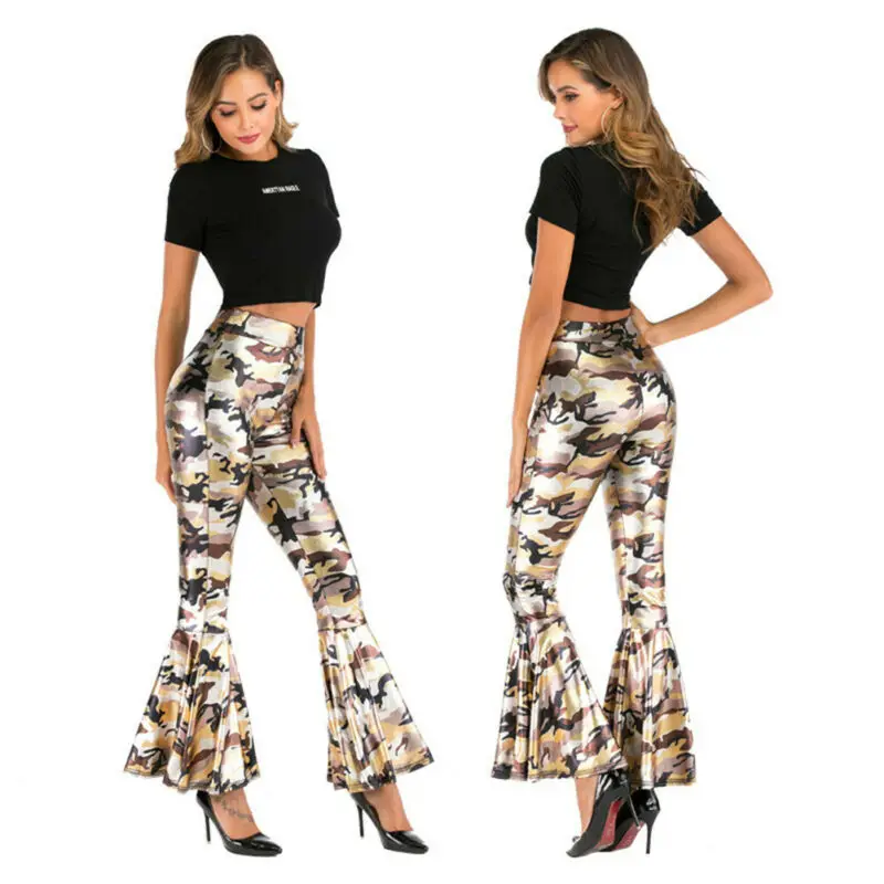 Fashion Ladies Women Sexy Casual High Waist Stretch Slim Fit Leopard/Camouflage Print Flare Pants Trousers
Fashion Ladies Women Sexy Casual High Waist Stretch Slim Fit Leopard/Camouflage Print Flare Pants Trousers