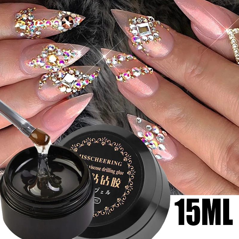 15ML Nail Art Rhinestones Glue DIY Manicure Rhinestones Decorations Sticking Adhesive Alloy Jewelry Diamonds Paste Glue
15ML Nail Art Rhinestones Glue DIY Manicure Rhinestones Decorations Sticking Adhesive Alloy Jewelry Diamonds Paste Glue