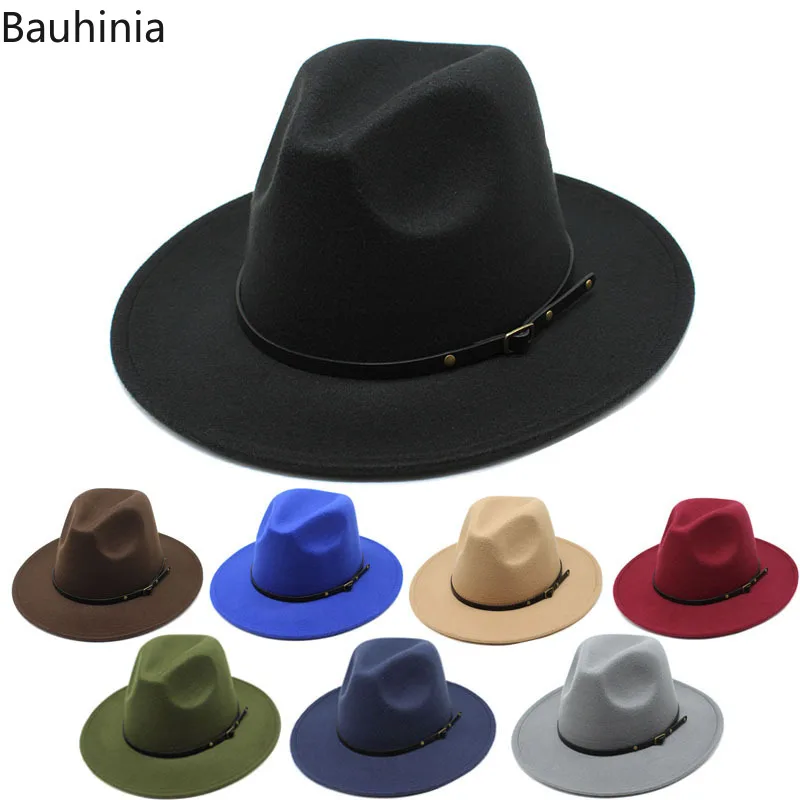 Bauhinia зимняя модная мужская фетровая шляпа с широкими полями
Bauhinia зимняя модная мужская фетровая шляпа с широкими полями