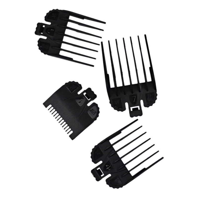 EAS-8 Pcs Hair Clipper Limit Comb Guide Attachment Size Barber Replacement 1.5/3/4.5/6/10/13/19/25mm
EAS-8 Pcs Hair Clipper Limit Comb Guide Attachment Size Barber Replacement 1.5/3/4.5/6/10/13/19/25mm