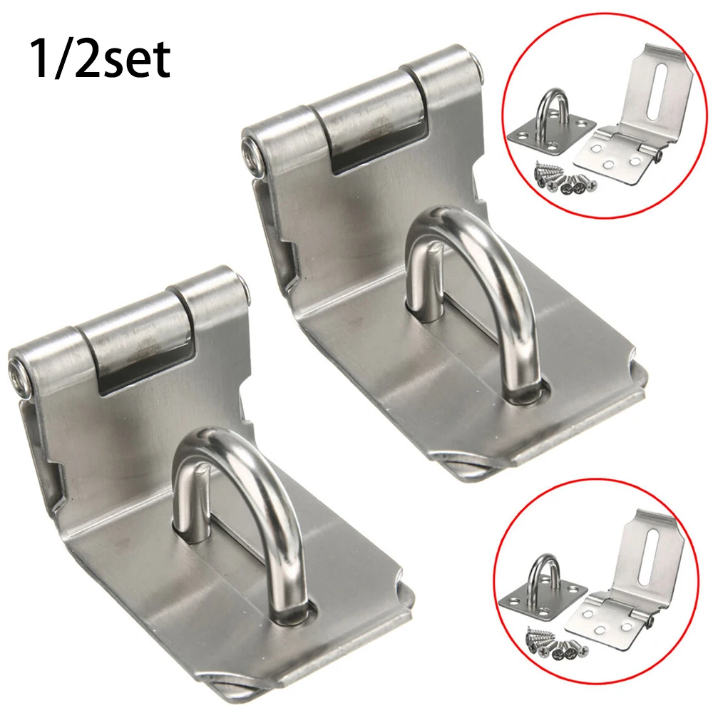 90 Degrees Stainless Steel DFJIKEFJ POEIFPOEFIEOFIPed Latch Lock For Padlock Thickened Surface Mounted Anti-theft Lock Card Hasp
90 Degrees Stainless Steel DFJIKEFJ POEIFPOEFIEOFIPed Latch Lock For Padlock Thickened Surface Mounted Anti-theft Lock Card Hasp