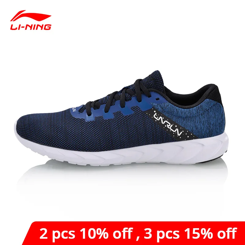 Li Ning мужской спортивный светильник для бега дышащие кроссовки с подкладкой li ning