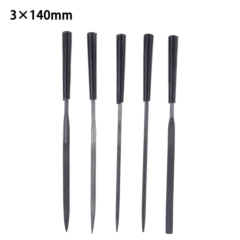 5pcs Files Black Steel Needle Files Set Deburring Fixing Glass Mirror Tile Ceramics Metal Crystal 3x140mm 4x160mm 5x180mm Files
5pcs Files Black Steel Needle Files Set Deburring Fixing Glass Mirror Tile Ceramics Metal Crystal 3x140mm 4x160mm 5x180mm Files