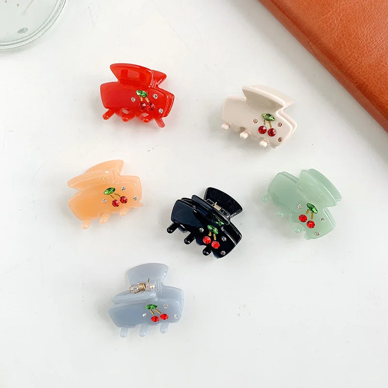 High Quality French Temperament Cherry Shark Clip Mini Hair Clip Claw Crabs Clip Hair Clamps For Women Hair Accessories
High Quality French Temperament Cherry Shark Clip Mini Hair Clip Claw Crabs Clip Hair Clamps For Women Hair Accessories