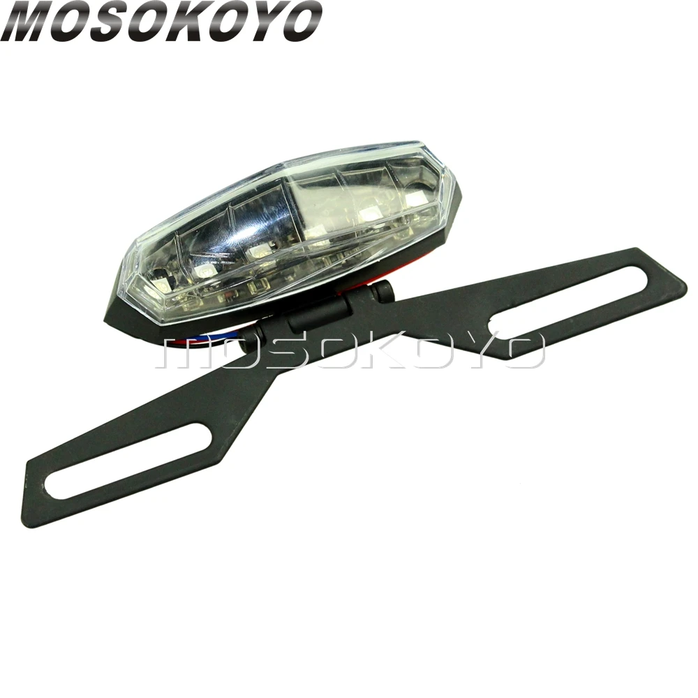 Clear Universal 6PCS LED Stop Taillight Motorbike Rear Fender Brake Light For Yamaha Honda Suzuki Chopper Taillights 
Clear Universal 6PCS LED Stop Taillight Motorbike Rear Fender Brake Light For Yamaha Honda Suzuki Chopper Taillights