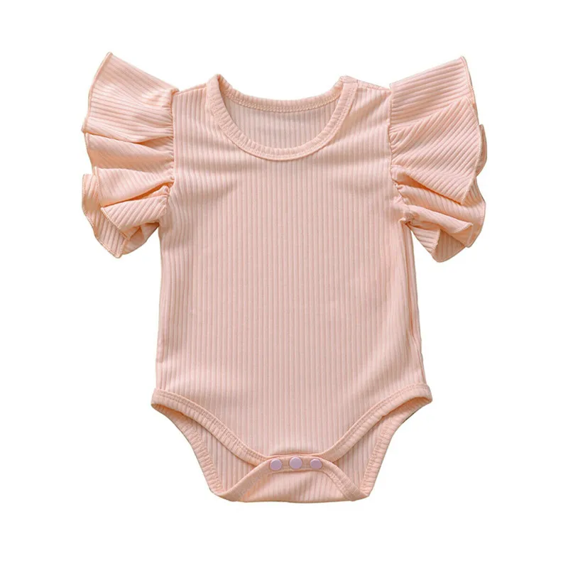 Newborn Toddler Baby Girls clothes Cotton solid Ruffle sleeveless Jumpsuit round neck kids lovely casual Bodysuit one pieces
Newborn Toddler Baby Girls clothes Cotton solid Ruffle sleeveless Jumpsuit round neck kids lovely casual Bodysuit one pieces