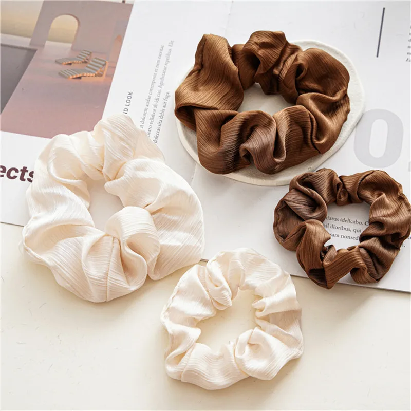 Big Satin Silk Solid Color Hair Ties Scrunchie Elastic Hair Bands Women Ponytail Holder Soft Hair Accessories Hair Rope
Big Satin Silk Solid Color Hair Ties Scrunchie Elastic Hair Bands Women Ponytail Holder Soft Hair Accessories Hair Rope