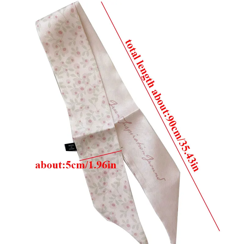 Double-sided Ribbon Thin Long Silk Scarf Decoration Female Tie Bag Handle Scarves Casual Hair Ribbon Streamer Neck Shawl
Double-sided Ribbon Thin Long Silk Scarf Decoration Female Tie Bag Handle Scarves Casual Hair Ribbon Streamer Neck Shawl
