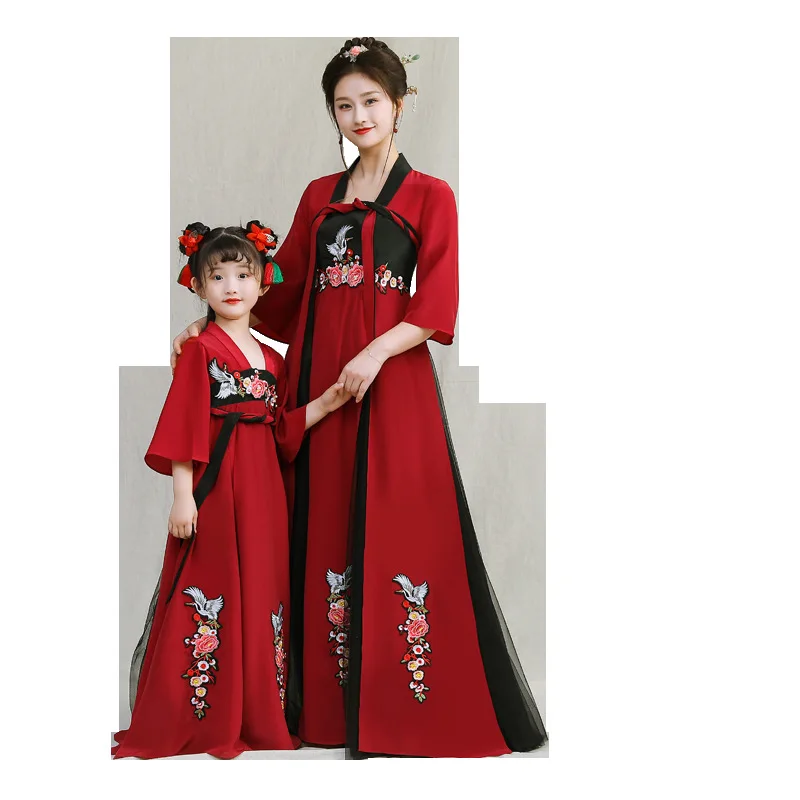 Parent-Child Matching Outfit Girl's Hanfu Autumn Dress Chinese-Style Chest-High Dress Photography Costume Immortal
Parent-Child Matching Outfit Girl's Hanfu Autumn Dress Chinese-Style Chest-High Dress Photography Costume Immortal
