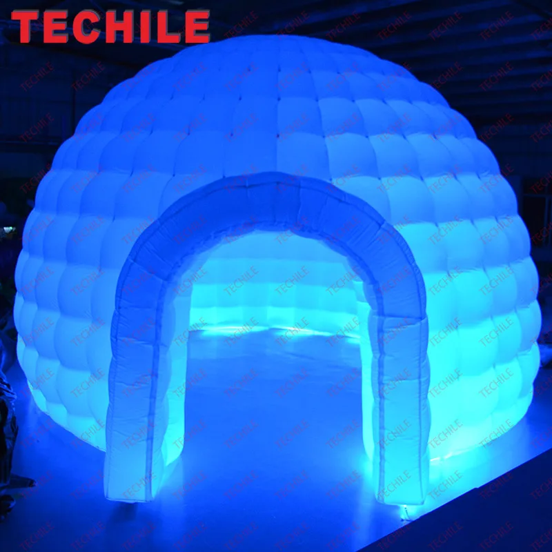 Светодиодный белый портативный надувной экран Igloo Dome Tent|Надувные игрушки| |
