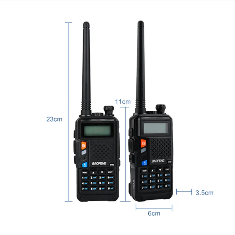 2pcs Walkie-Talkie Baofeng R9 8W 10km 128 Channels Two Way CB Ham Radio VHF UHF Dual Band Biking/Hiking/Camping/Travel/Excursion
2pcs Walkie-Talkie Baofeng R9 8W 10km 128 Channels Two Way CB Ham Radio VHF UHF Dual Band Biking/Hiking/Camping/Travel/Excursion