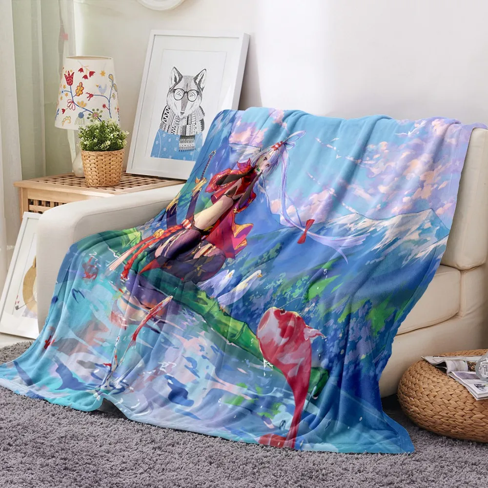 

Фланелевое Флисовое одеяло с 3D-принтом для спальни, офиса, теплое покрывало для кровати, домашнее постельное белье, мягкое Подарочное одеял...