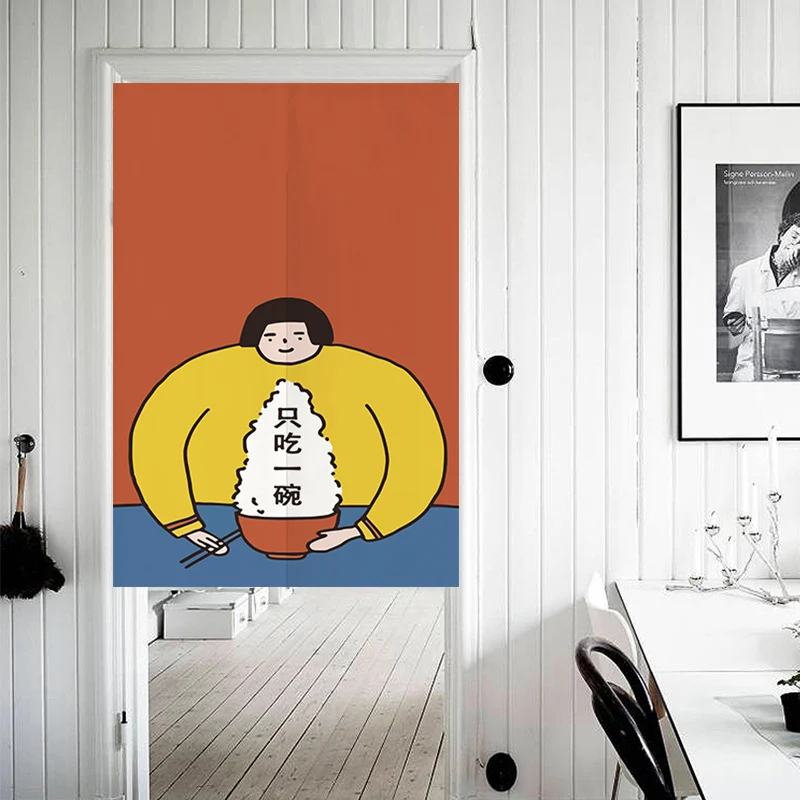 Japanese Noren Door Curtain Hand Drawn Creative Funny Painting For Kitchen Bedroom Entrance Decor Half Hanging Curtains
Japanese Noren Door Curtain Hand Drawn Creative Funny Painting For Kitchen Bedroom Entrance Decor Half Hanging Curtains