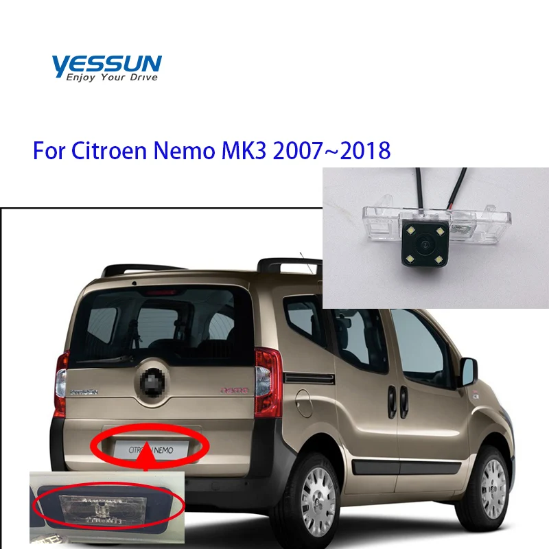 Yessun Rear View Camera For Citroen Nemo MK3 2007~2018 waterproof backup night view reversing camera/license plate camera
Yessun Rear View Camera For Citroen Nemo MK3 2007~2018 waterproof backup night view reversing camera/license plate camera