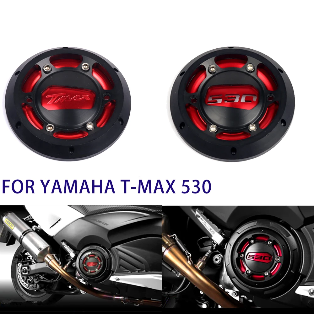 Крышка статора двигателя мотоцикла TMAX защитная крышка CNC для Yamaha T max 530 2012 2015 500 2008