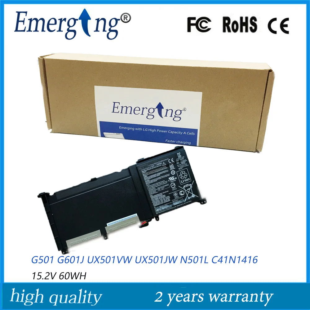 15 2 V 60WH Оригинальный Новый аккумулятор для ноутбука Asus ZenBook Pro UX501VW N501L G501 G601J