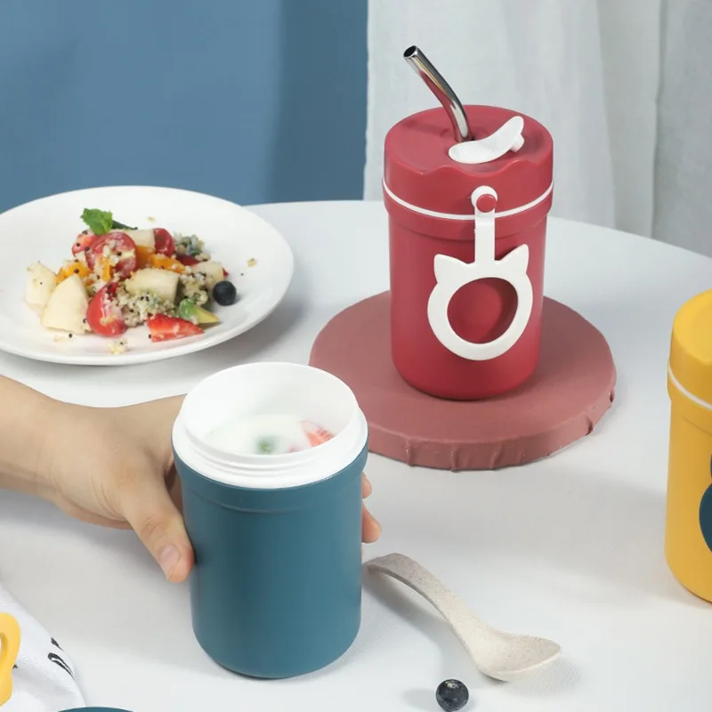 Norbi Coffee Mugs Double Layer Sealed Leakproof Insulation Portable Travel Cup Milk Cup With Water Lid Food Container
Norbi Coffee Mugs Double Layer Sealed Leakproof Insulation Portable Travel Cup Milk Cup With Water Lid Food Container