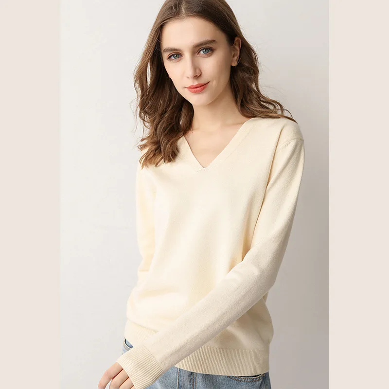 Sweater loose was thin low-neck v-neck knitted bottoming shirt women's pullover sweater women sweaters and pullovers
Sweater loose was thin low-neck v-neck knitted bottoming shirt women's pullover sweater women sweaters and pullovers