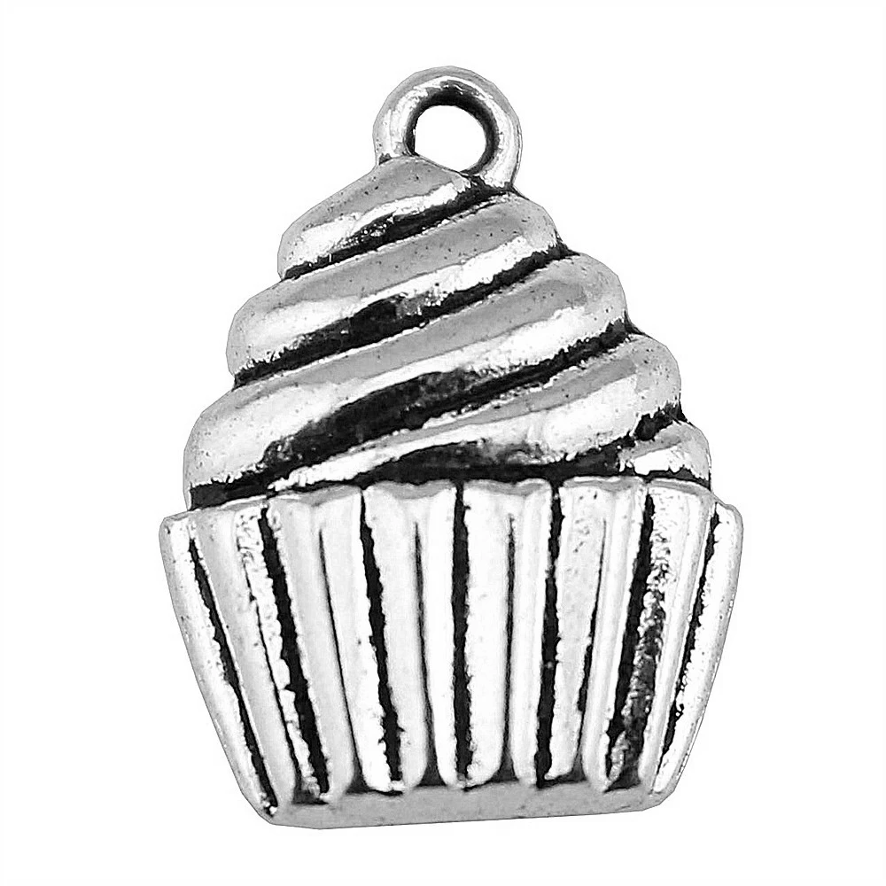 150pcs 20x15mm Cupcake Pendant Charms Wholesale For Jewelry Making Antique Silver Color Cupcake Pendants Charm
150pcs 20x15mm Cupcake Pendant Charms Wholesale For Jewelry Making Antique Silver Color Cupcake Pendants Charm