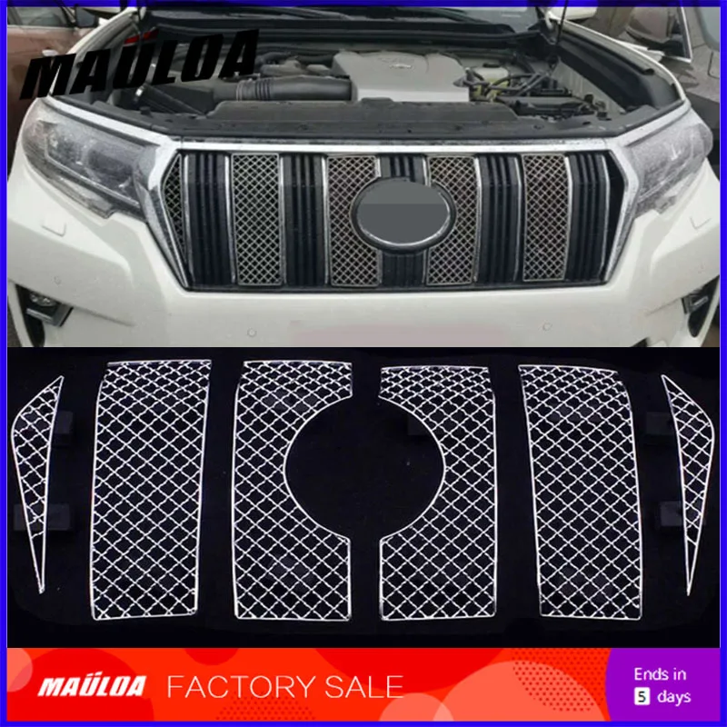 Hot sale Stainless steel car front grille racing grills grill cover trim for Prado FJ150 2010 - 2018
Hot sale Stainless steel car front grille racing grills grill cover trim for Prado FJ150 2010 - 2018