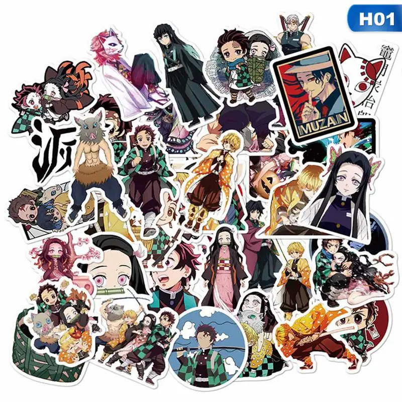 50Pcs/Set Childen Anime Stickers Japanese Demon Slayer Graffiti Stickers For Phone Skateboard Car Waterproof PVC Stickers
50Pcs/Set Childen Anime Stickers Japanese Demon Slayer Graffiti Stickers For Phone Skateboard Car Waterproof PVC Stickers