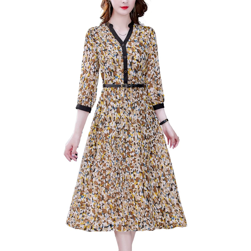 Women casual Floral Chiffon Beach Midi Dress 2021 Summer spring Vintage S-3XL Plus Size Print Dress Elegant Party Vestidos
Women casual Floral Chiffon Beach Midi Dress 2021 Summer spring Vintage S-3XL Plus Size Print Dress Elegant Party Vestidos