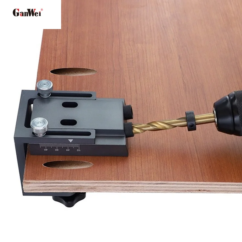 GanWei Woodworking Inclined Hole Locator Log Tenon Plate Drilling Hole Opener 9.5mm Drilling Positioning Combination Set
GanWei Woodworking Inclined Hole Locator Log Tenon Plate Drilling Hole Opener 9.5mm Drilling Positioning Combination Set