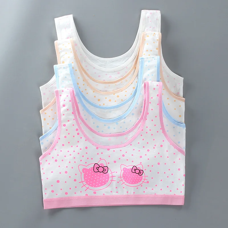 Summer girls bra development period cotton vest type short cotton children's underwear
Summer girls bra development period cotton vest type short cotton children's underwear