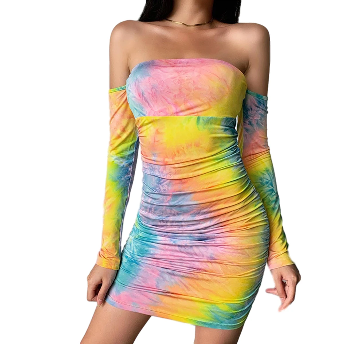 2020 Новое модное женское летнее платье с длинными рукавами, модное короткое плиссированное платье с вырезом лодочкой и галстуком-краской, юб...
2020 Новое модное женское летнее платье с длинными рукавами, модное короткое плиссированное платье с вырезом лодочкой и галстуком-краской, юб...